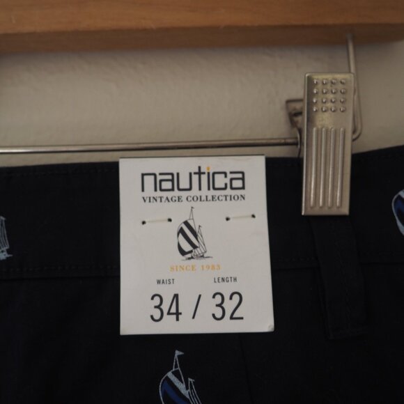 !! NWT Nautica x Urban Outfitters Navy Marine Bue SailBoat Chino Pants - Picture 12 of 12